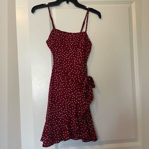 Princess Polly Red Polka Dot Dress